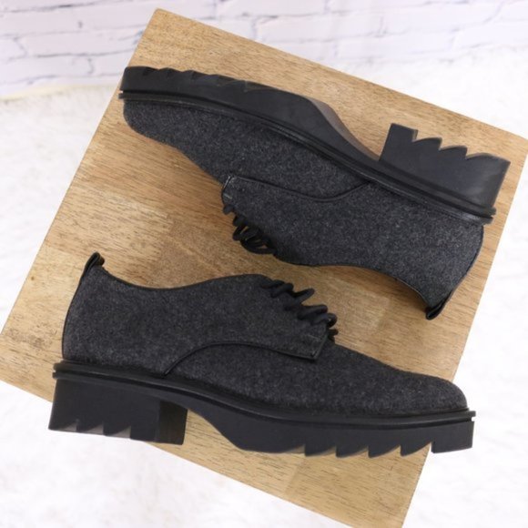 Zara grey chunky platform oxfords - Picture 5 of 10